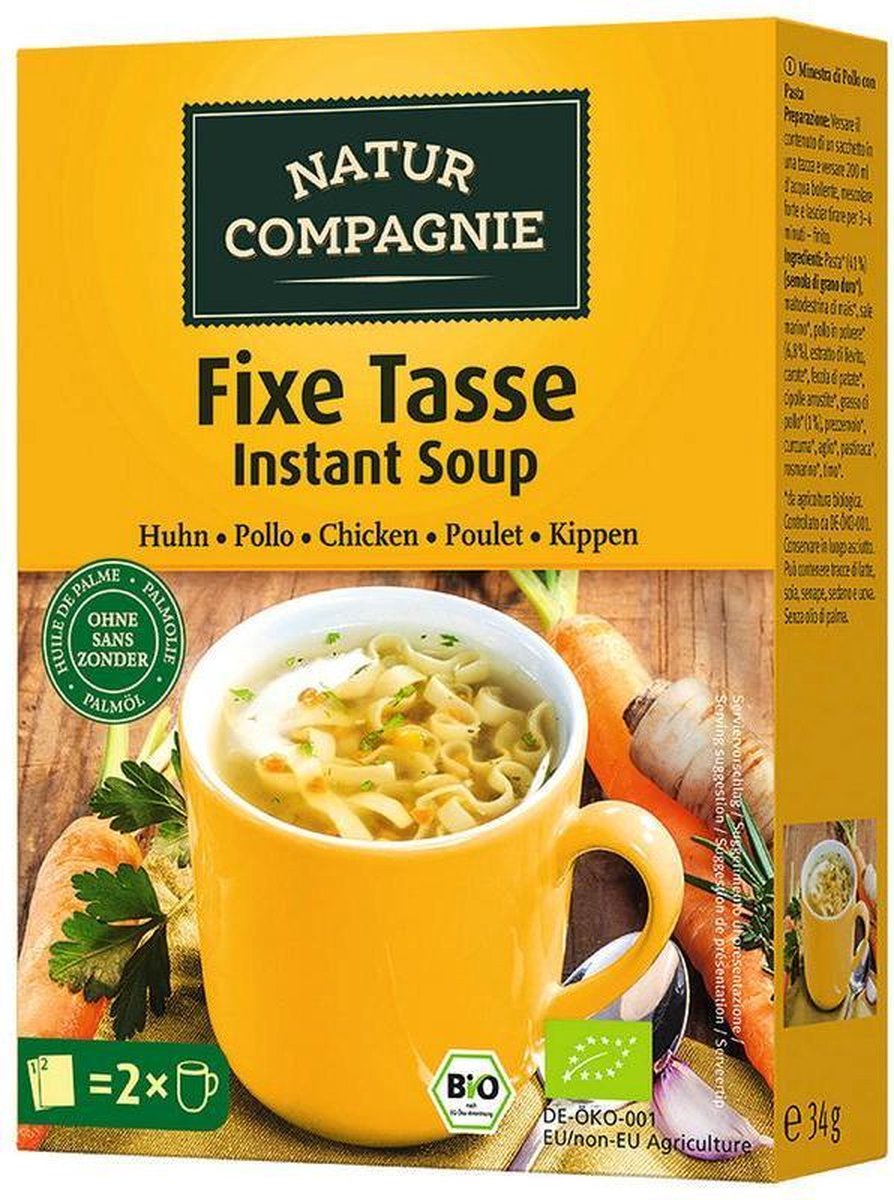 Natur Compagnie Instant soup kip 34 gram