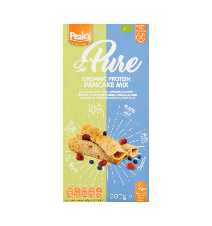 Peaks Free From Peak&apos;s So pure protein pancakemix glutenvrij 300 gram