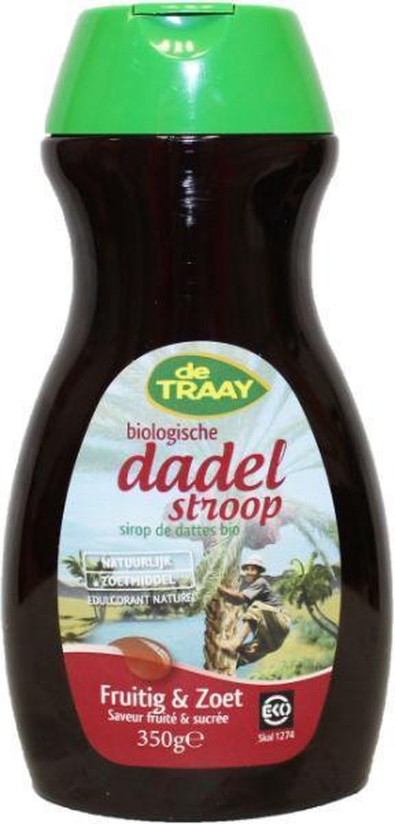 De Traay Dadelstroop fruitig&zoet 350 gram