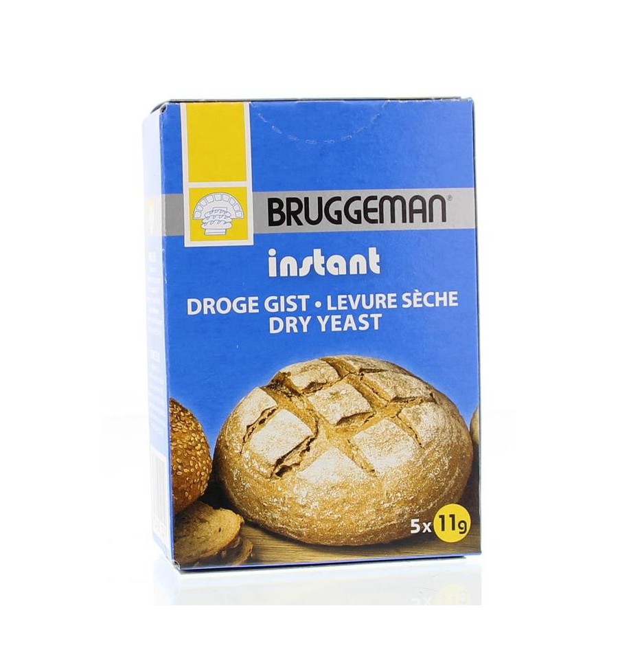 Bruggeman Instant gist (5 x 11 gram) 55 gram