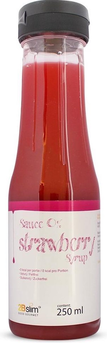 2bslim Aardbeiensaus 250 ml