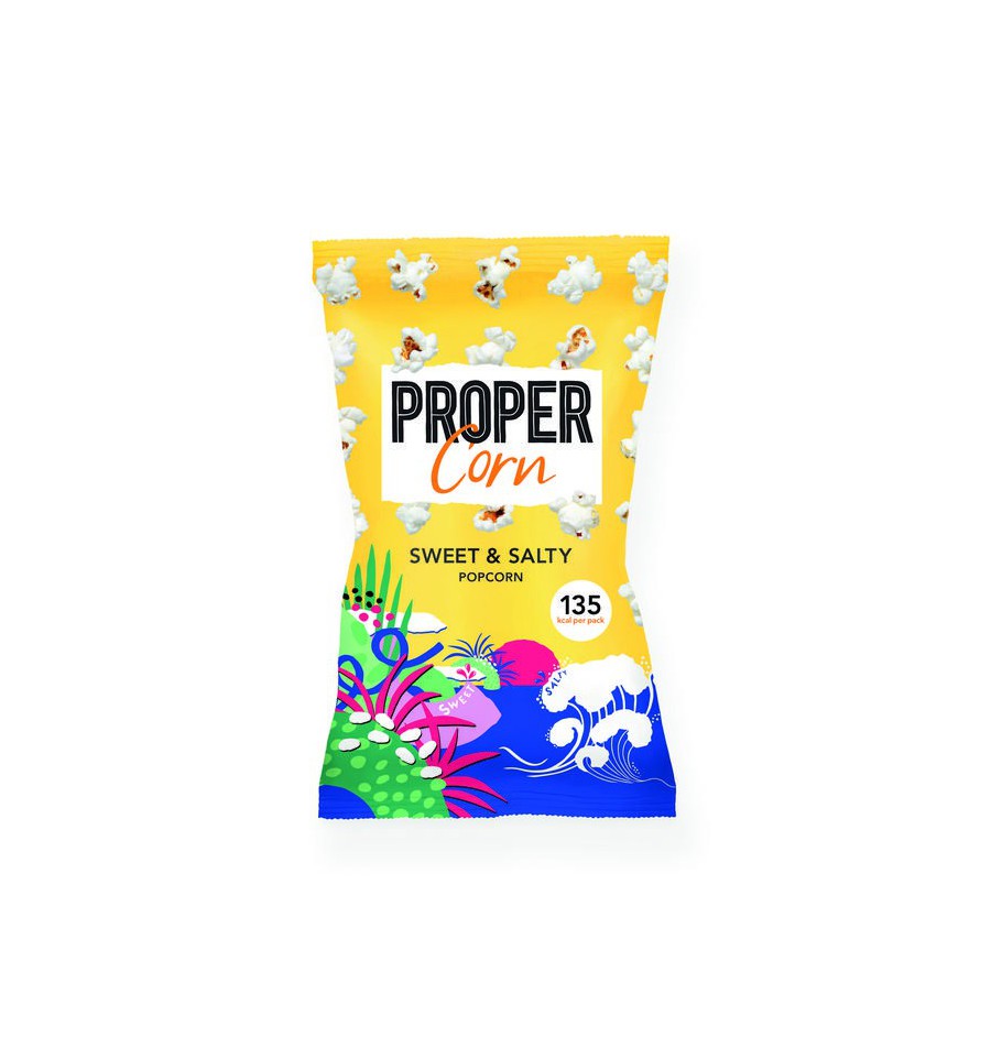 Propercorn Popcorn sweet & salty 30 gram