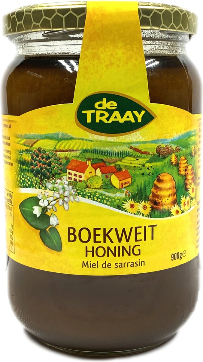 De Traay Boekweit creme honing 450 gram