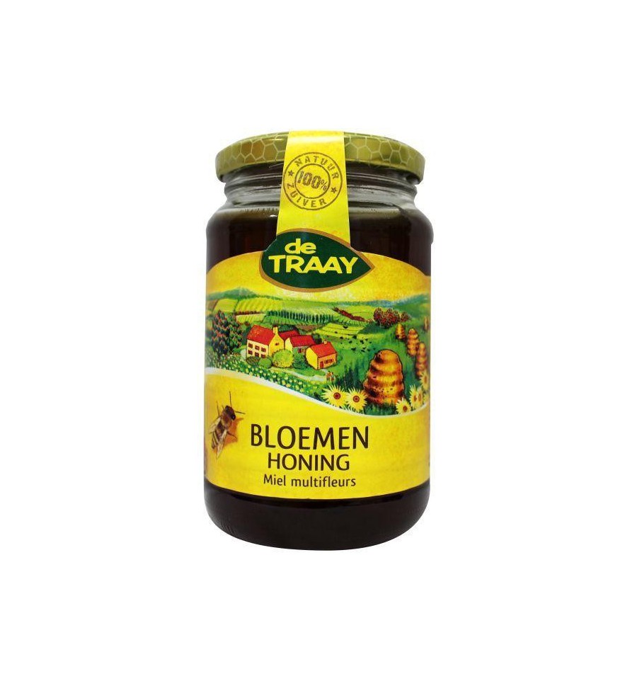 De Traay Bloemenhoning vloeibaar 450 gram