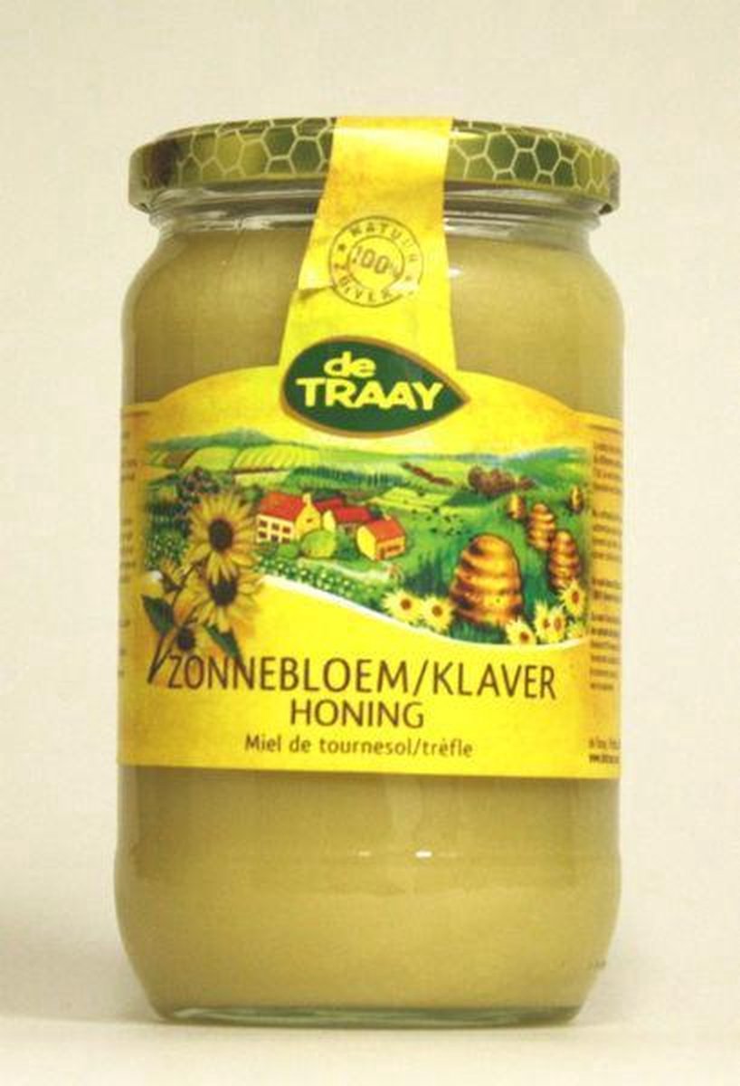 De Traay Zonnebloem-klaverhoning 900 gram
