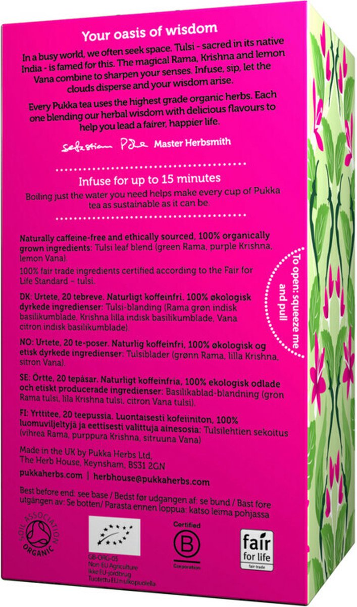 Pukka Tulsi clarity 20 zakjes