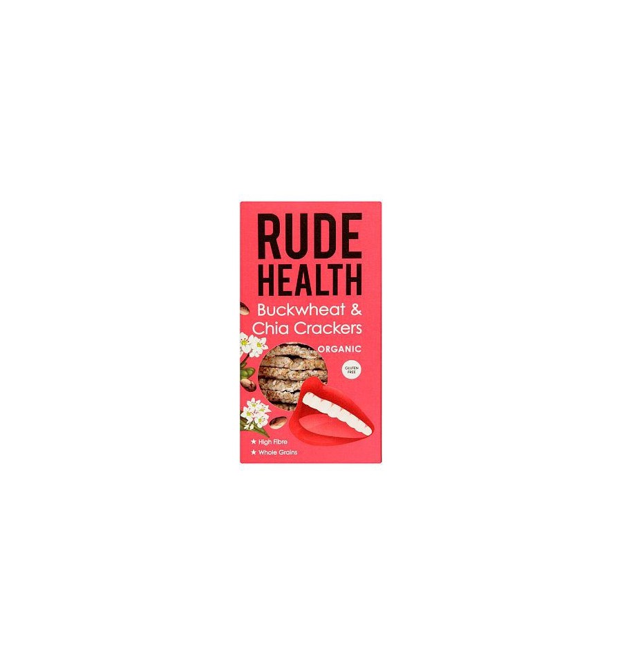 Rude Health Boekweit chia crackers 150 gram