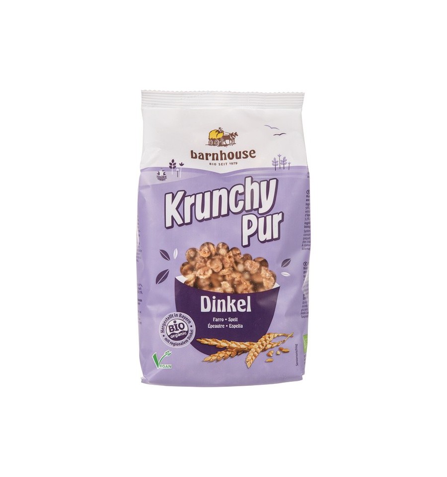 Barnhouse Krunchy pur spelt suikervrij 375 gram