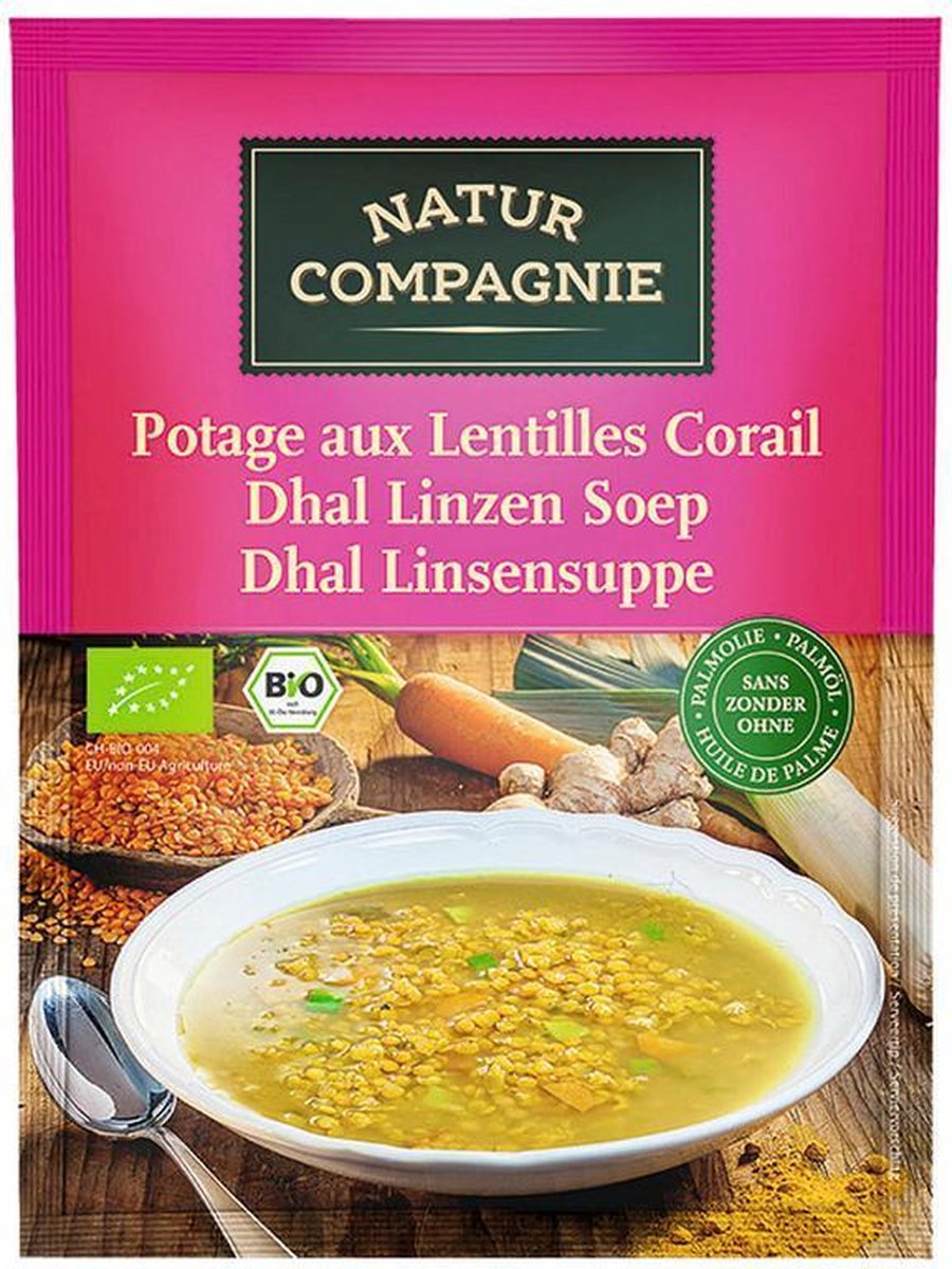 Natur Compagnie Dhal linzensoep 60 gram