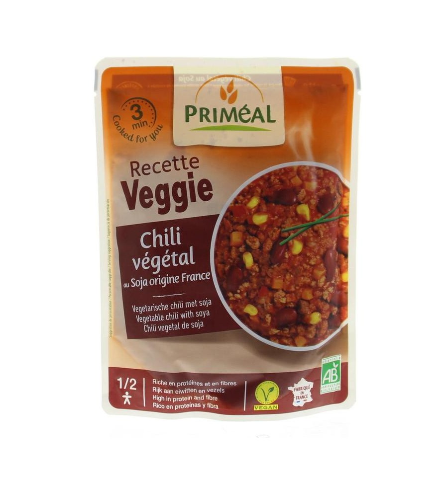 Primeal Chilli vegetarische sojabonen 250 gram