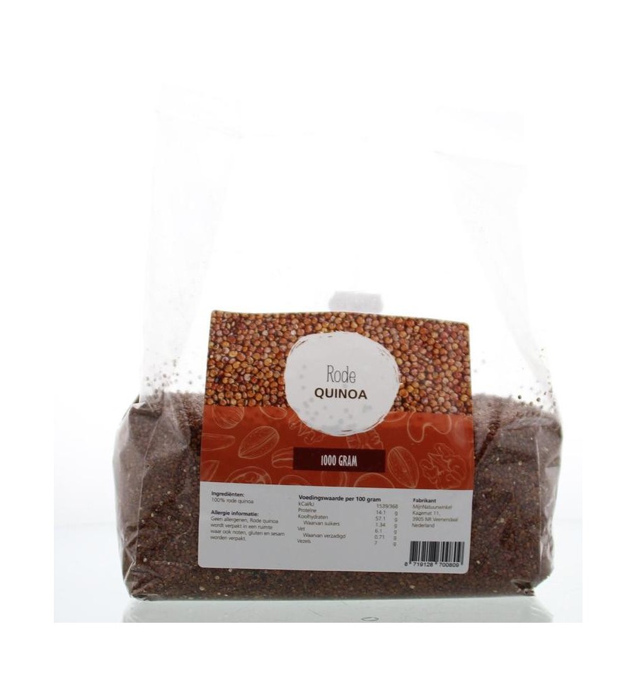 Mijnnatuurwinkel Quinoa rood 1 kg