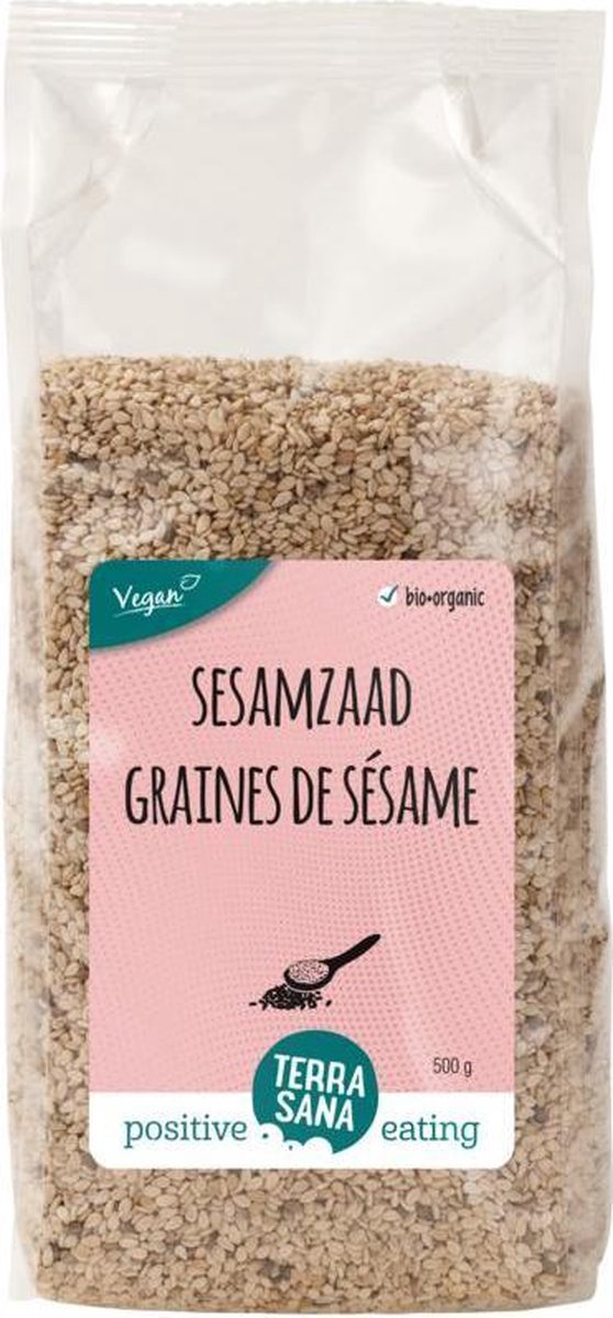 Terrasana RAW Sesamzaad bruin 500 gram
