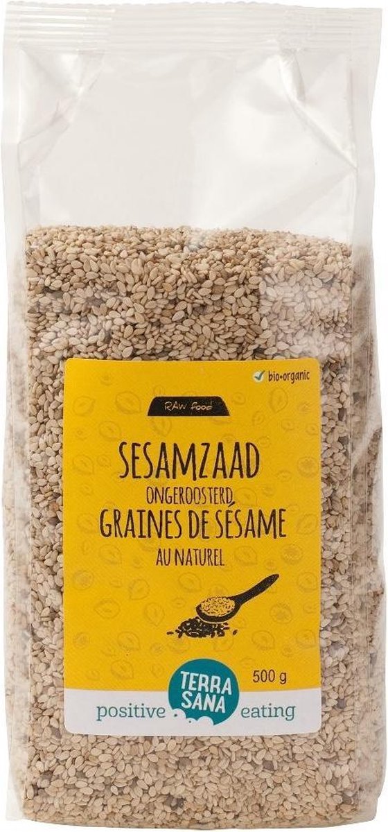 Terrasana RAW Sesamzaad bruin 500 gram