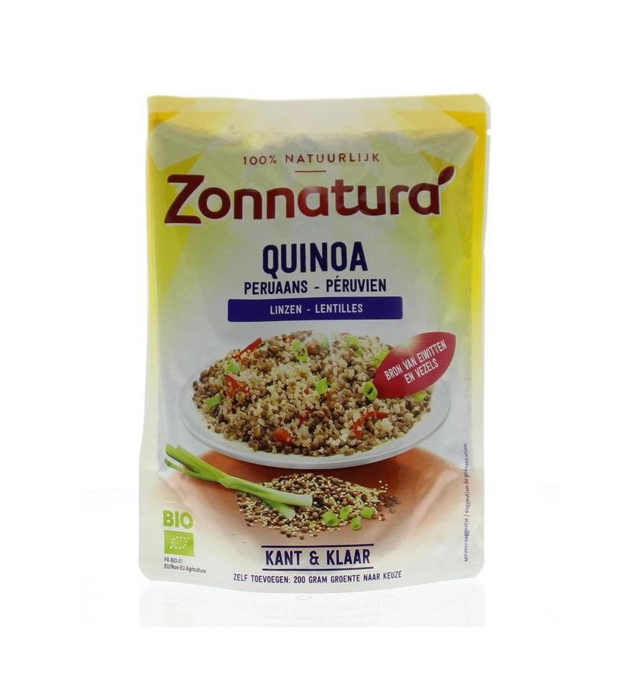 Zonnatura Quinoa & linzen 250 gram