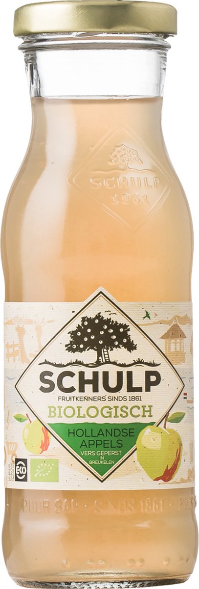 Schulp Appelsap bio 200 ml