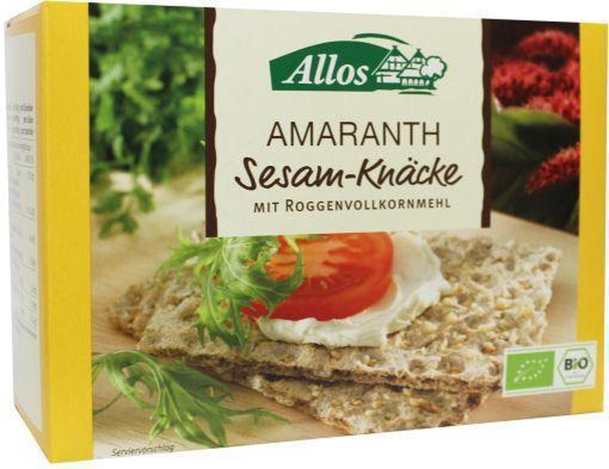 Allos Knackebrod sesam-amarant 250 gram