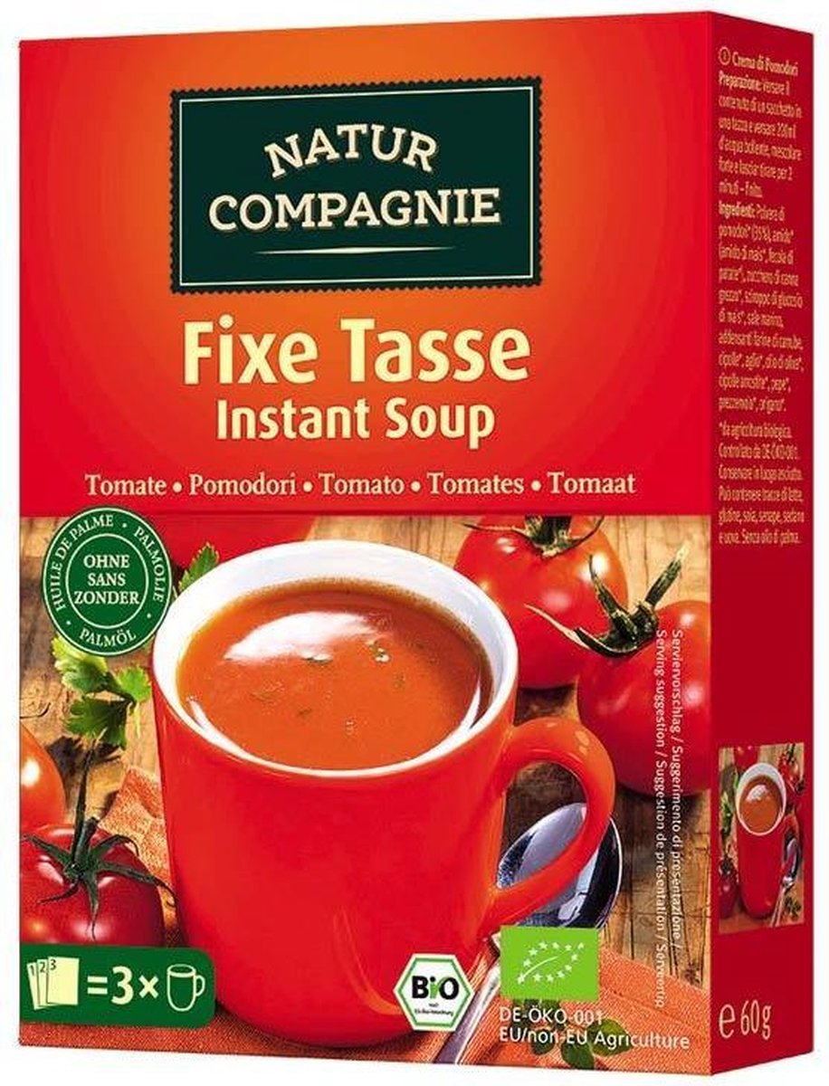 Natur Compagnie Fix tasse tomaat soep 82 gram