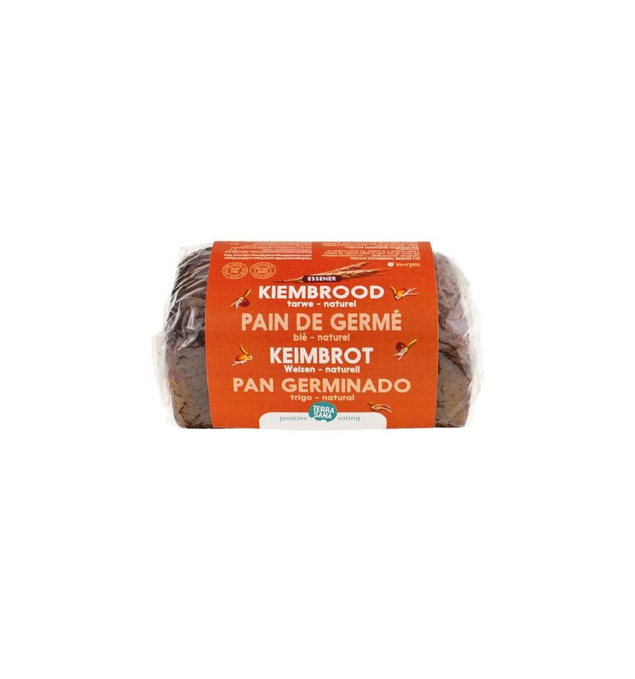 Terrasana Gekiemd brood naturel / tarwe 400 gram