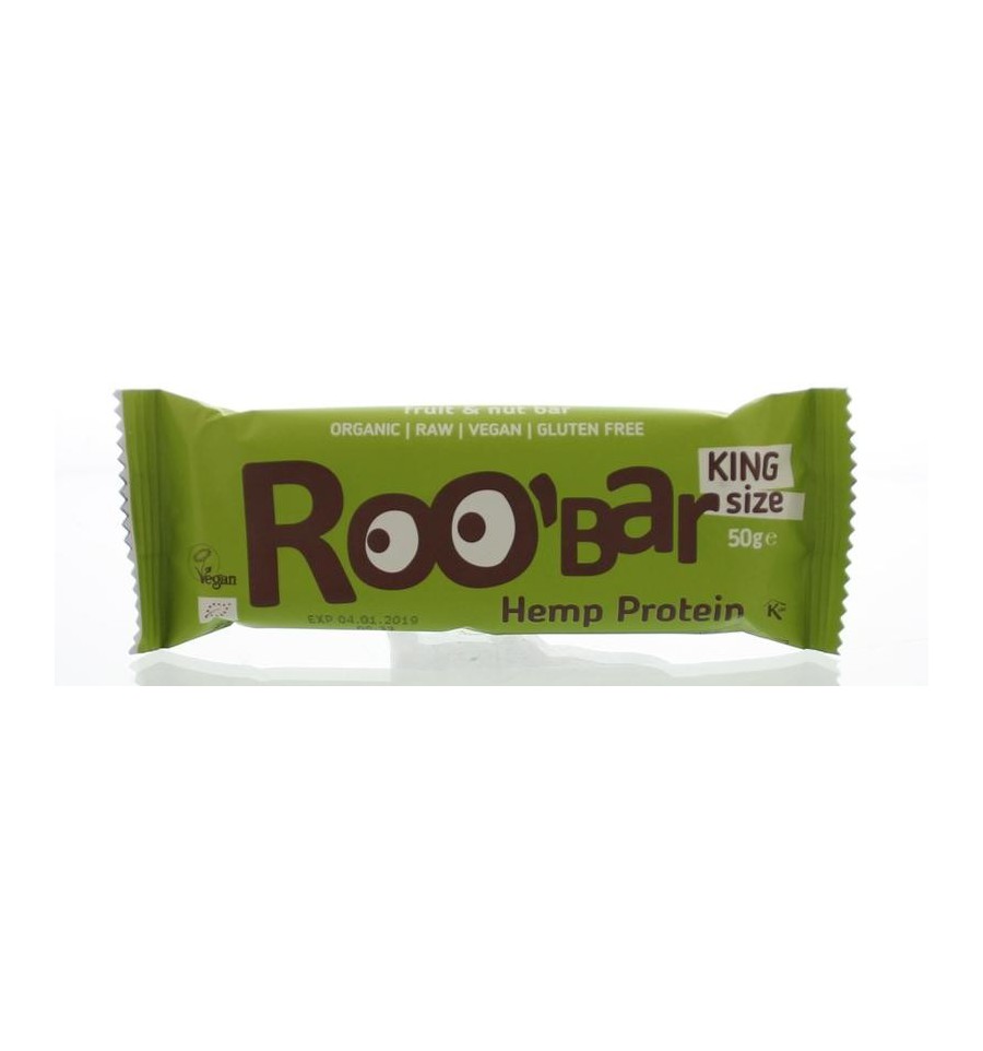 Roo Bar Hemp proteine bar 50 gram