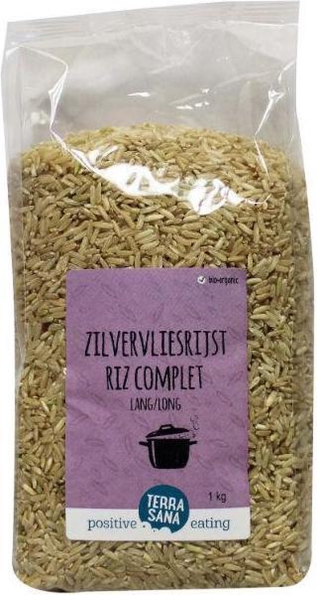 Terrasana Zilvervliesrijst lang 1 kg