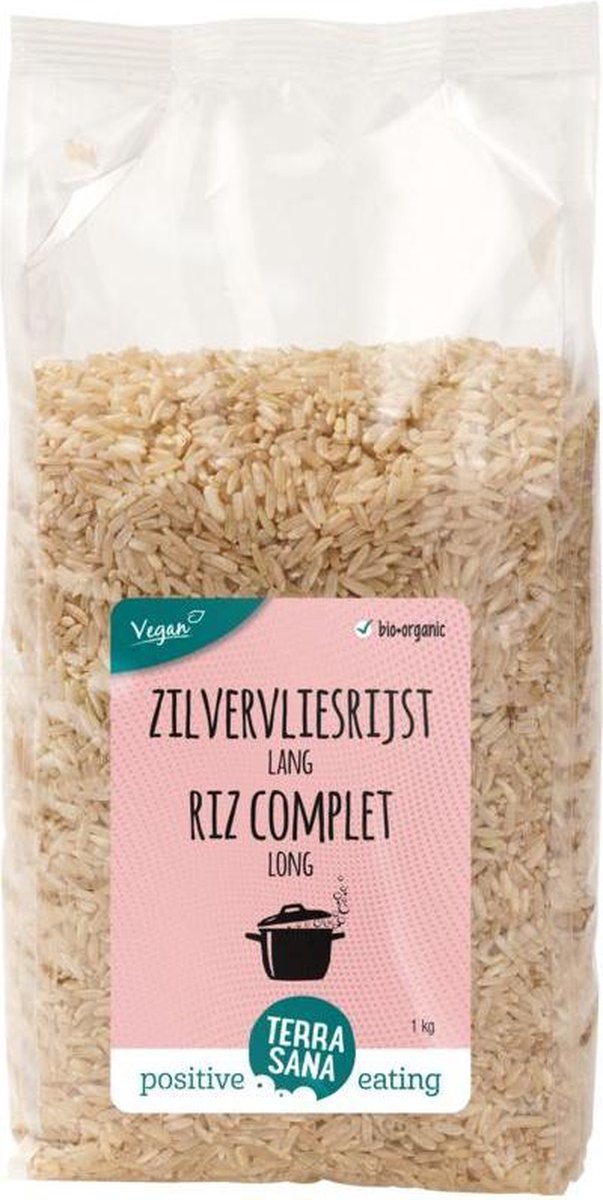 Terrasana Zilvervliesrijst lang 1 kg