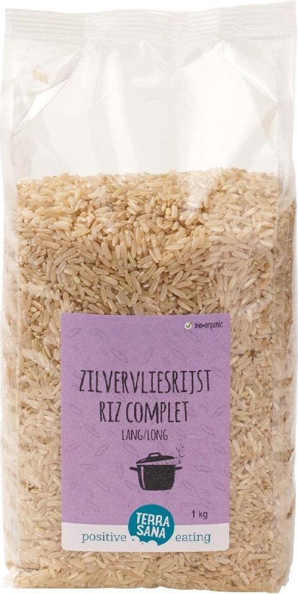 Terrasana Zilvervliesrijst lang 1 kg