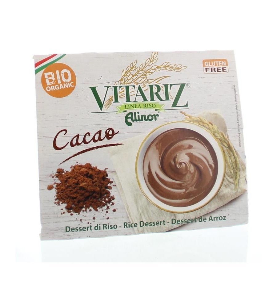 Vitariz Rice dessert chocolade 4 x 100 gram 400 gram