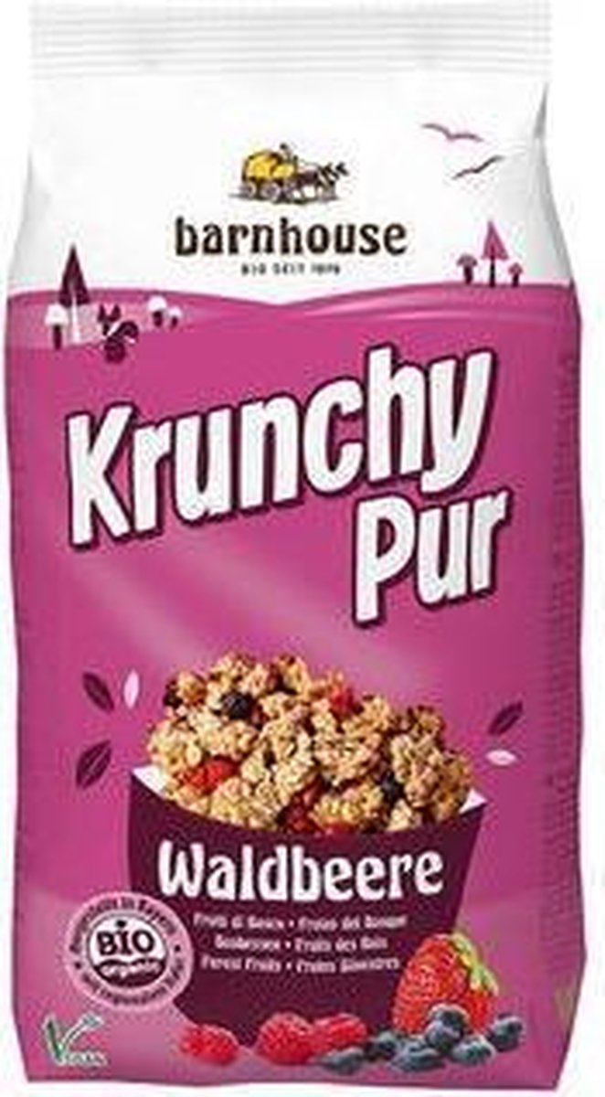 Barnhouse Krunchy pur bosbes 375 gram