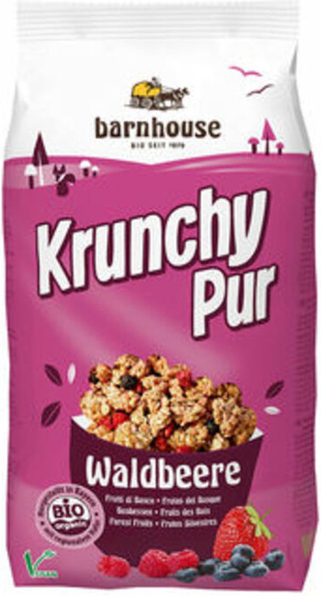 Barnhouse Krunchy pur bosbes 375 gram