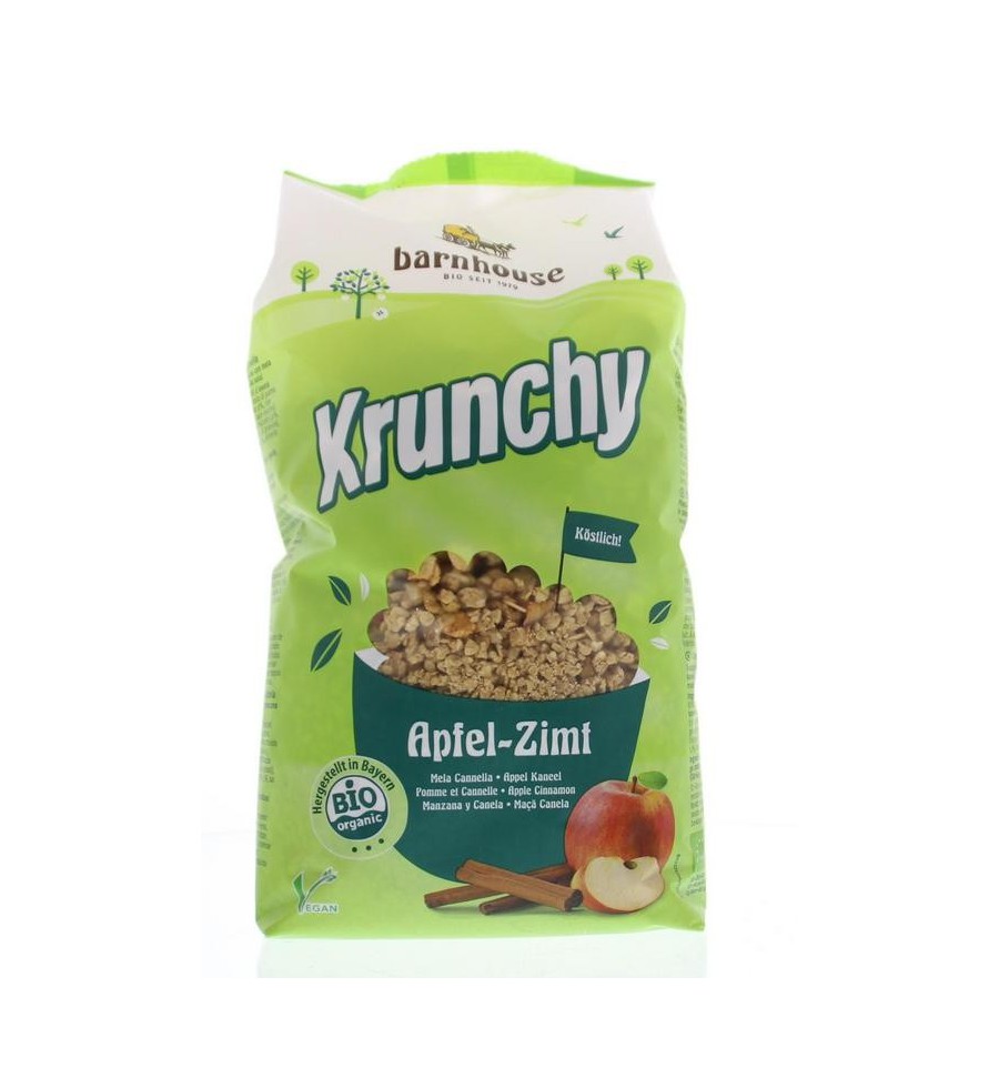 Barnhouse Krunchy appel kaneel 750 gram