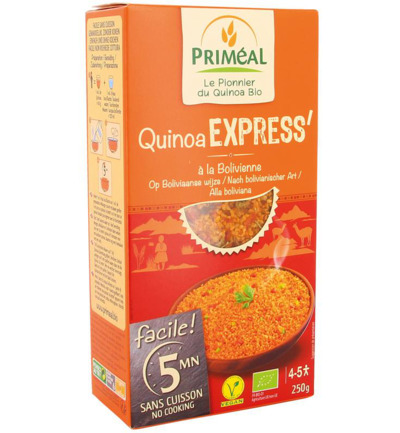 Primeal Quinoa express Bolivian style 250 gram