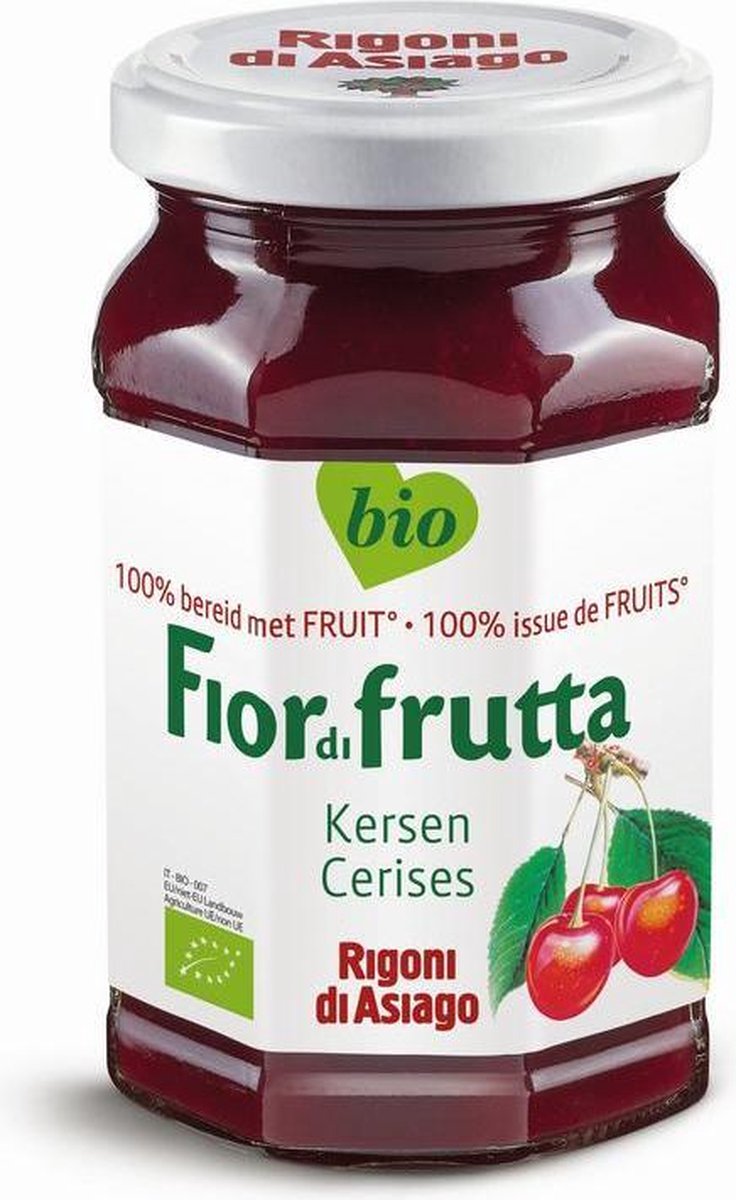 Fiordifrutta Kersenjam 250 gram