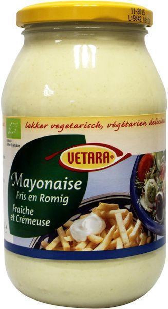 Vetara Mayonaise fris & romig bio 500 ml