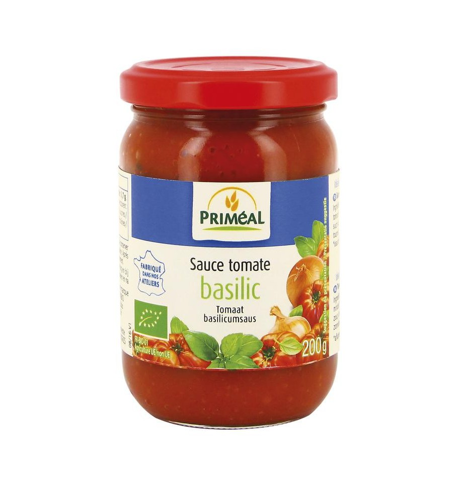 Primeal Tomatensaus basilicum 200 gram