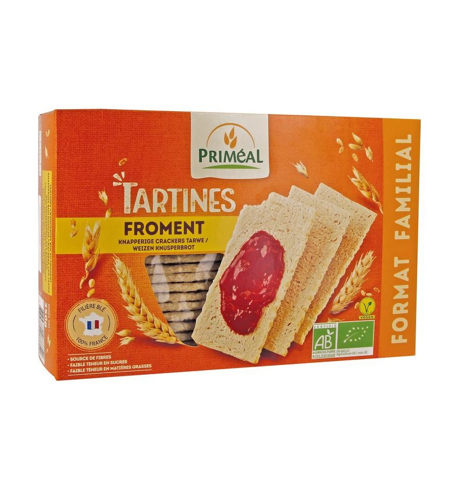 Primeal Pain Des Fleurs Tarwe crackers 250 gram