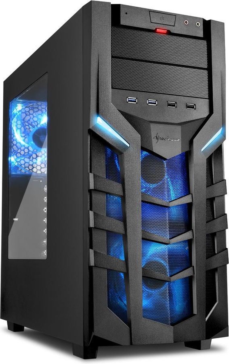 AMD Ryzen 5 2600 Game Computer / Streaming PC - GeForce GTX 1660 ti 6GB - 16GB RAM - 240GB SSD - 2TB HDD - Windows 10