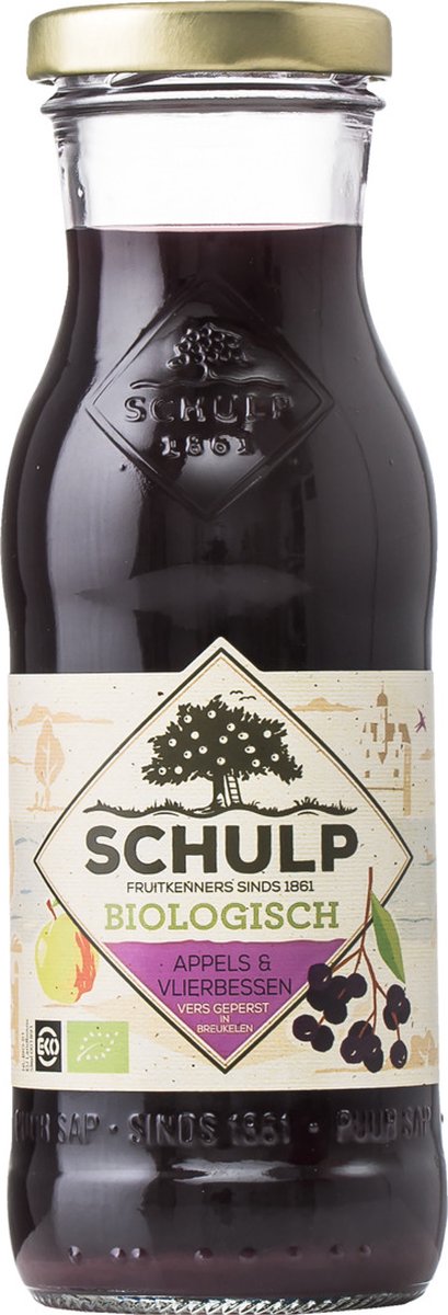 Schulp Appel & vlierbessap bio 200 ml