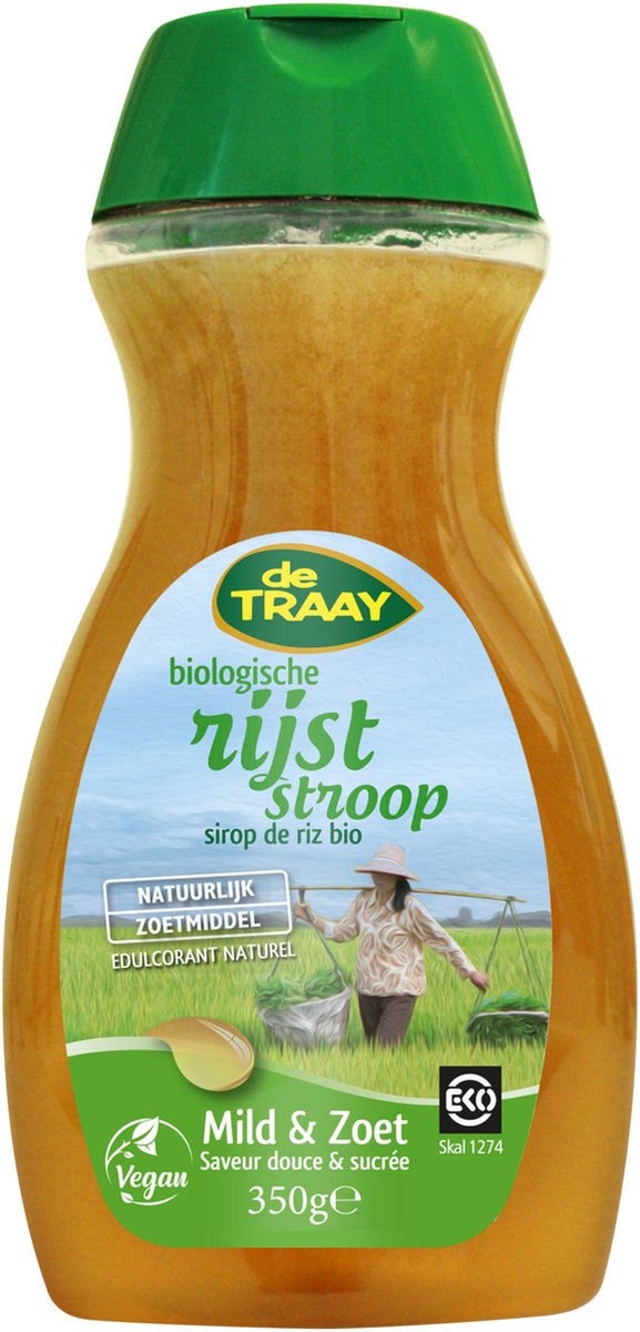 De Traay Rijststroop glutenvrij 350 gram