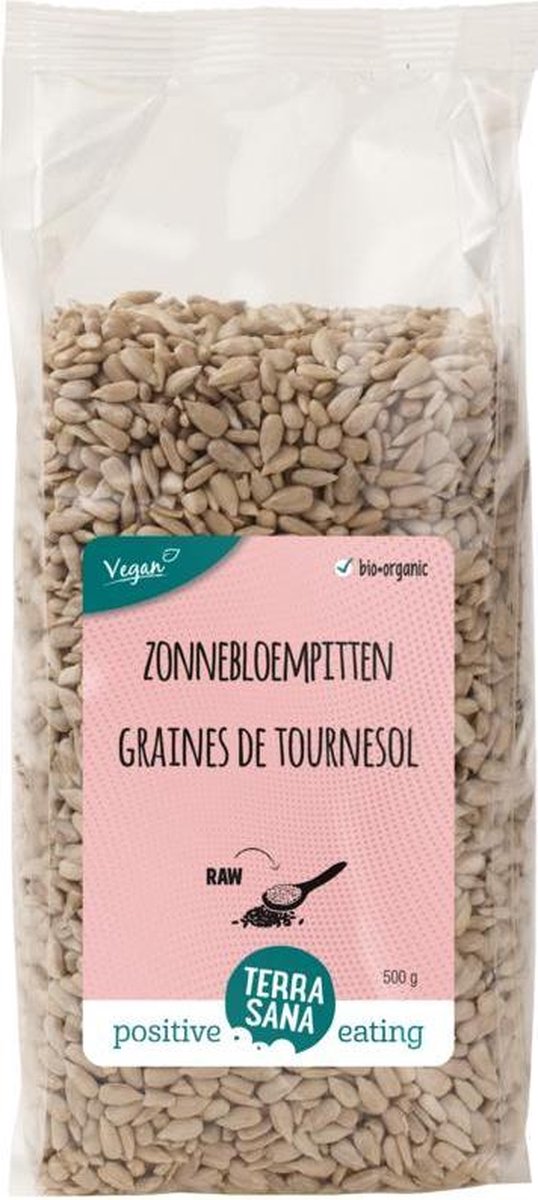 Terrasana RAW Zonnebloempitten 500 gram