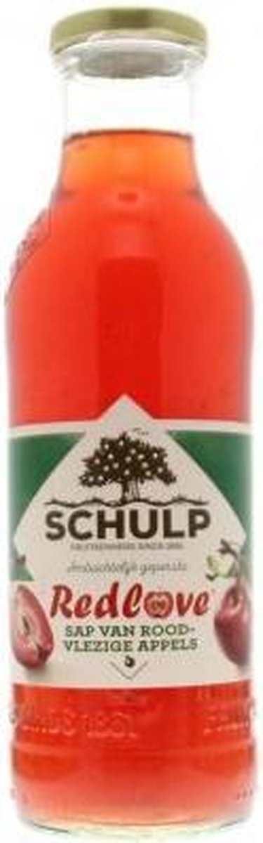 Schulp Appelsap red love bio 750 ml