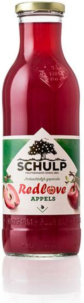 Schulp Appelsap red love bio 750 ml