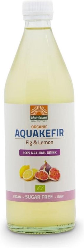 Mattisson Aquakefir fig & lemon 500 ml
