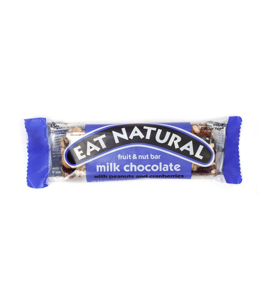 Eat Natural Peanut cranberry cashew macadamia chocolate 45 gram