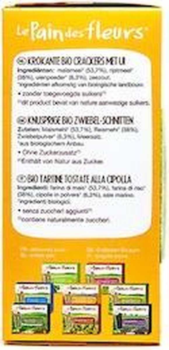 Ma vie Pain Des Fleurs Uien crackers 150 gram