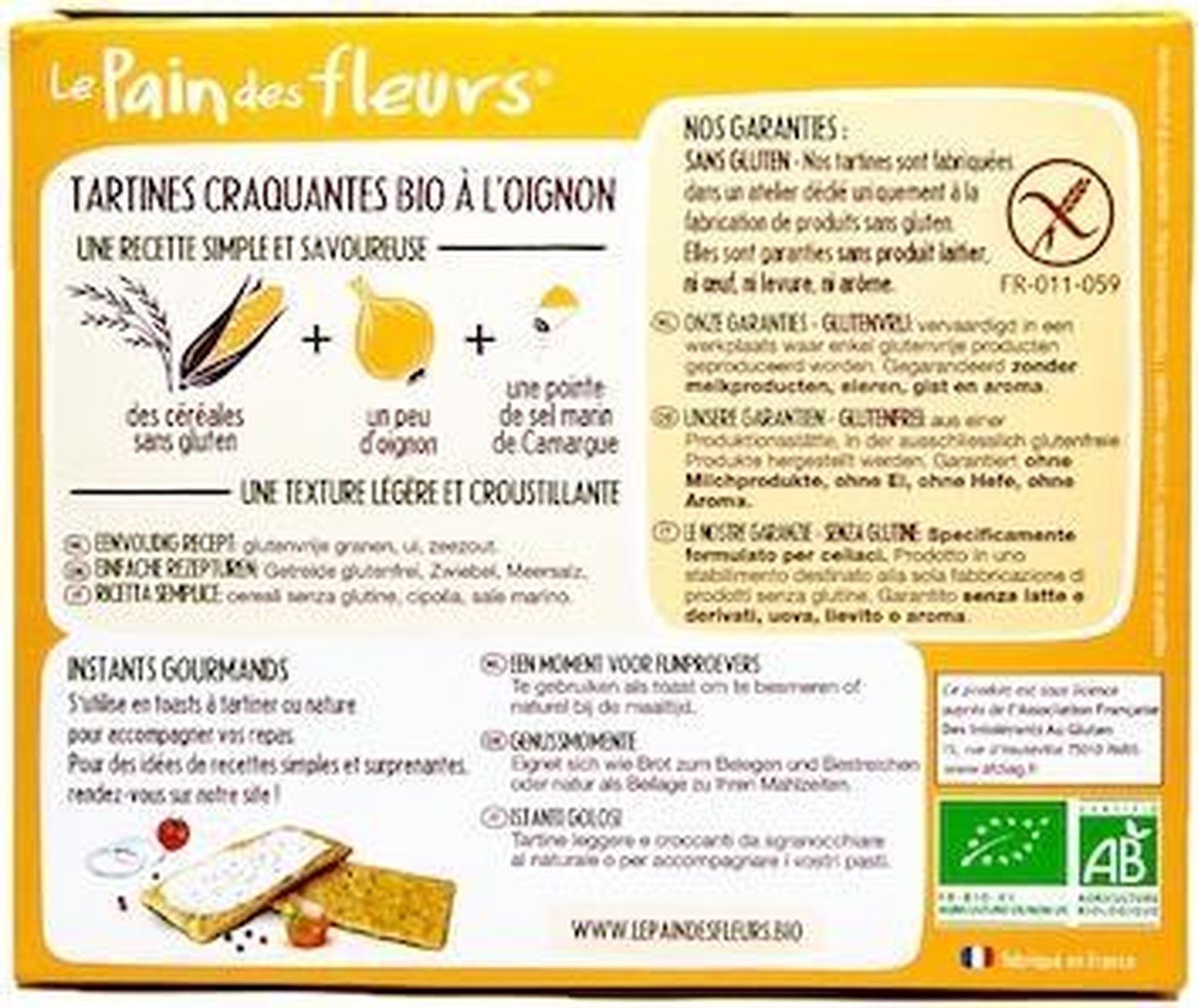 Ma vie Pain Des Fleurs Uien crackers 150 gram