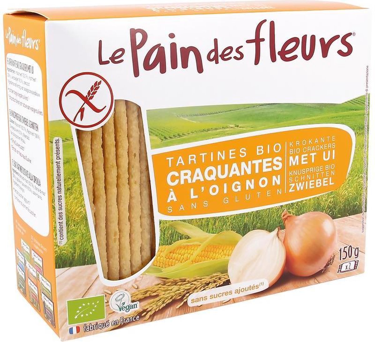 Ma vie Pain Des Fleurs Uien crackers 150 gram