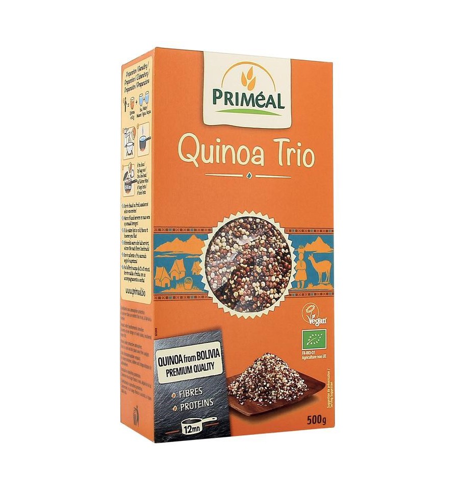 Primeal Quinoa trio white red black 500 gram