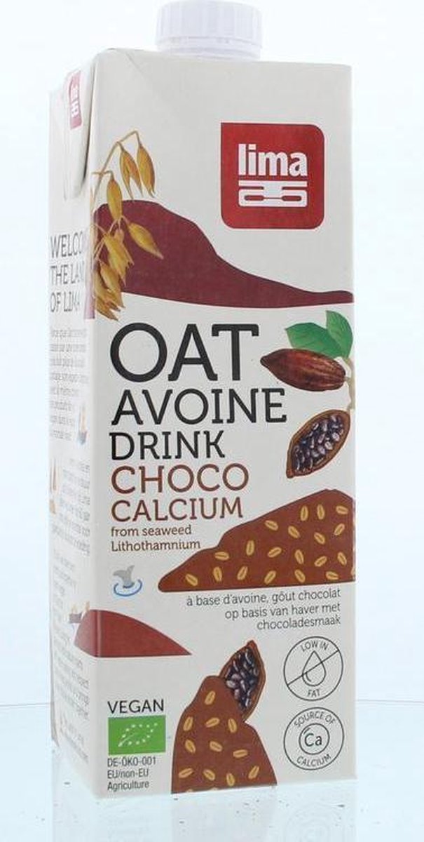 Lima Oat drink choco & calcium 1 liter
