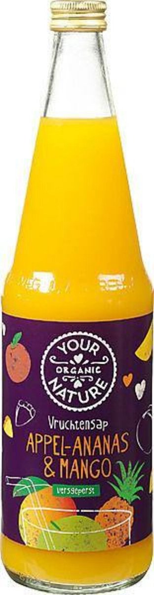 Your Organic Nat ure Vruchtensap appel ananas mango 700 ml