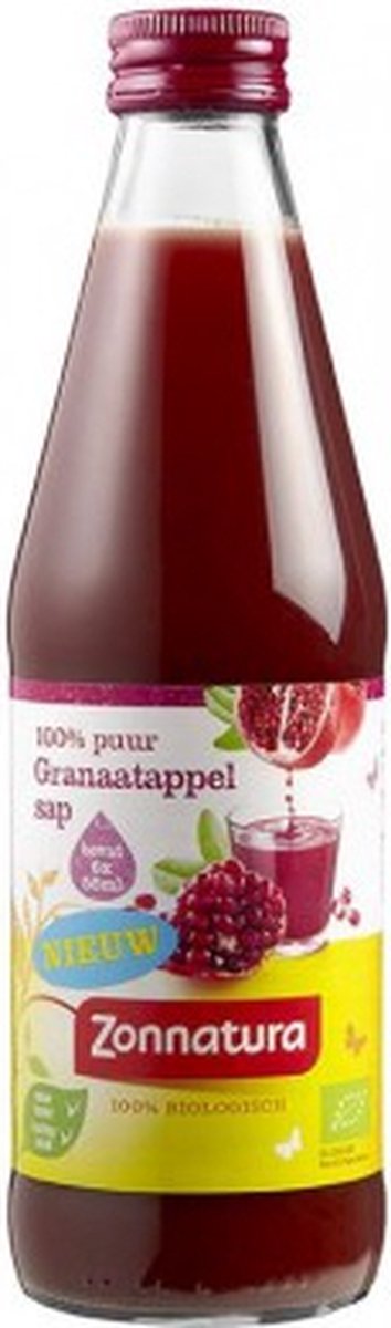 Zonnatura Granaatappelsap puur bio 330 ml